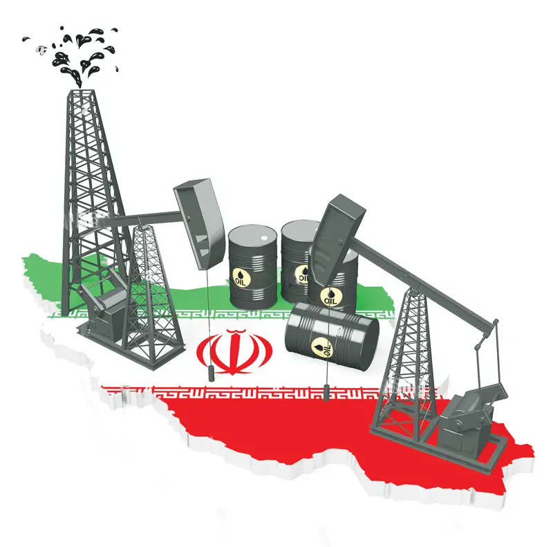 3d oil wells in iran concept 2B7YBME