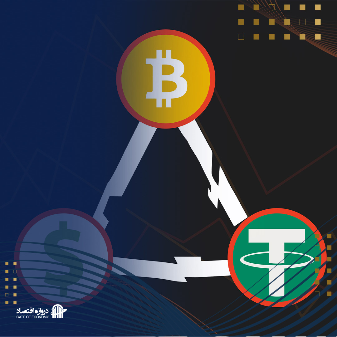 رابطه-بین-قیمت-بیت‌کوین-و-قیمت-تتر،-Tether-Bitcoin
