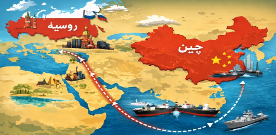 نقشه نفتی روسیه در دریای سرخ برای چین