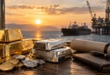 قیمت طلا در آستانه ۴۴۰۰ دلار و نقره بالای ۶۶ دلار
